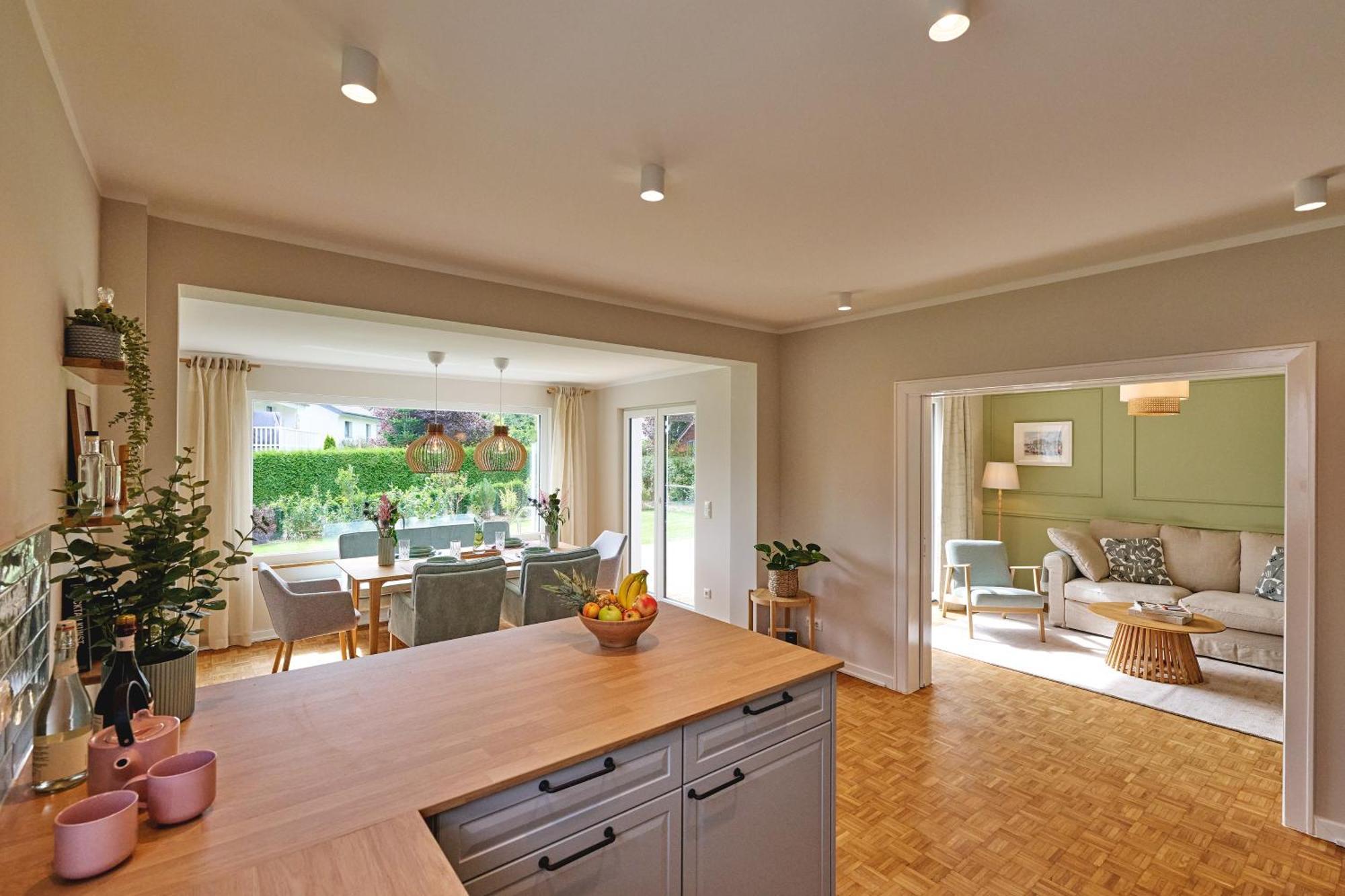 Lykke Hus - Wohnung Mathildas Garten Eg ティメンドルファー・シュトラント エクステリア 写真